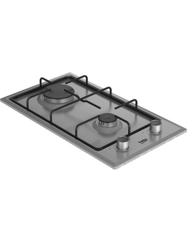 Beko HDCG 32220 FX Acero inoxidable Integrado 29 cm Encimera de gas 2 zona(s)