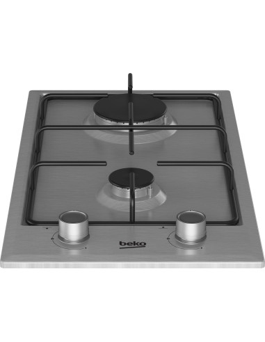 Beko HDCG 32220 FX Acero inoxidable Integrado 29 cm Encimera de gas 2 zona(s)
