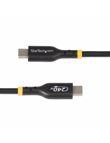 StarTech.com Cable de Carga USB-C de 2m - Cable USB Tipo C - Certificación USB-IF - PD de 240W EPR - Cable USB 2.0 USB-C de