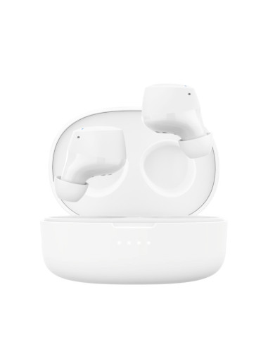 Belkin SoundForm Bolt Auriculares Inalámbrico Dentro de oído Llamadas Música Deporte Uso diario Bluetooth Blanco