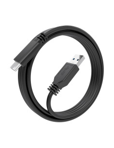AISENS Cable USB 3.1 Gen2 10Gbps 3A, Tipo USB-C M-A M, Negro, 2.0m 2