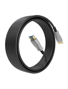 AISENS Cable HDMI V2.0 AOC Premium Alta Velocidad   HEC 4K@60Hz 18Gbps, A M-A M, Negro, 10 m 2