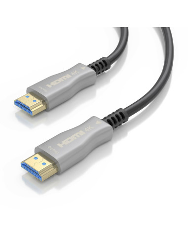 AISENS Cable HDMI V2.0 AOC Premium Alta Velocidad   HEC 4K@60Hz 18Gbps, A M-A M, Negro, 10 m