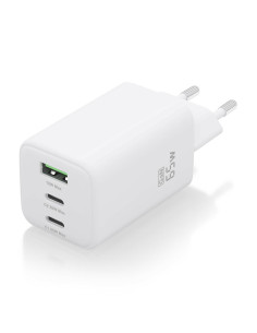 AISENS Cargador Gan 65W, 2xUSB-C PD3.0 QC4.0, 1xUSB-A QC3.0, Blanco 2