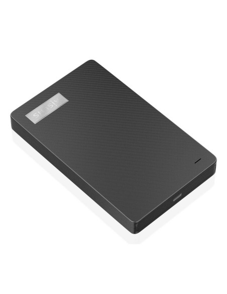 AISENS Caja Externa 2,5″ 9.5mm SATA a USB-C USB3.1 Gen1, Negra