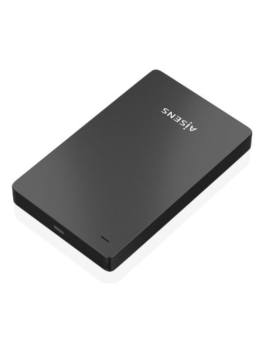 AISENS Caja Externa 2.5″ 9.5mm SATA a USB-C USB3.1 Gen1, Negra