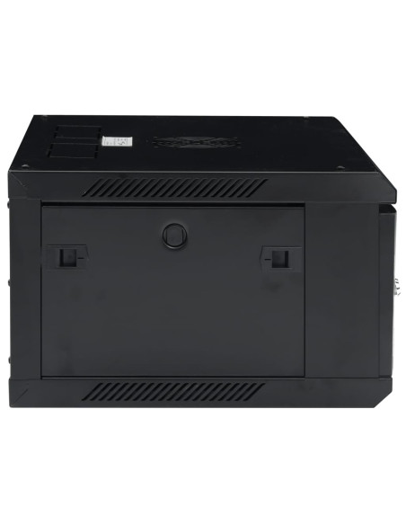 Phasak Armario Rack PRO 19" 6U 600 x 450 negro con ventilación - PHO 2106 (Montado)