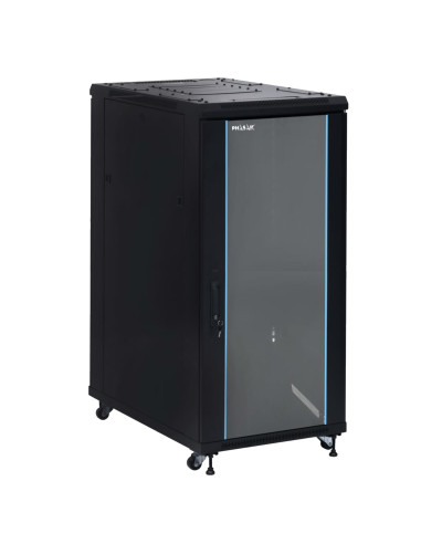 Phasak Armario Rack PRO 19" 32U 600 x 800 negro con ventilación - PHO 6832 (desmontado)