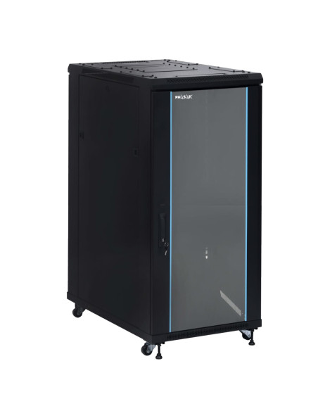 Phasak Armario Rack PRO 19" 32U 600 x 800 negro con ventilación - PHO 6832 (desmontado)