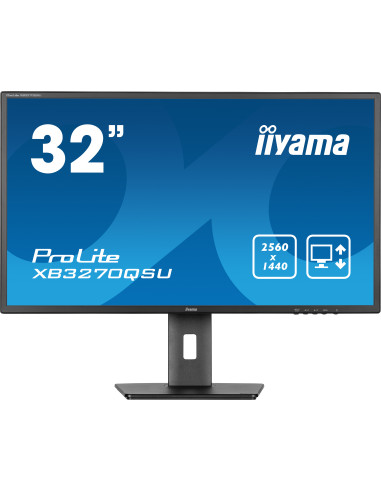 iiyama ProLite XB3270QSU-B1 pantalla para PC 80 cm (31.5") 2560 x 1440 Pixeles Quad HD LED Negro