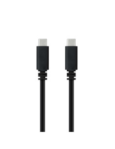 Nanocable Cable USB 2.0 3A, tipo USB-C M-USB-C M, Negro, 1.5 m 2