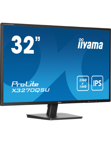 iiyama ProLite X3270QSU-B1 pantalla para PC 80 cm (31.5") 2560 x 1440 Pixeles Wide Quad HD LED Negro