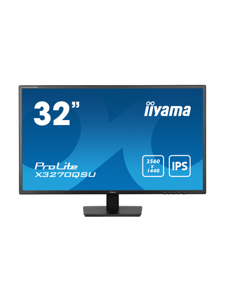 iiyama ProLite X3270QSU-B1 pantalla para PC 80 cm (31.5") 2560 x 1440 Pixeles Wide Quad HD LED Negro