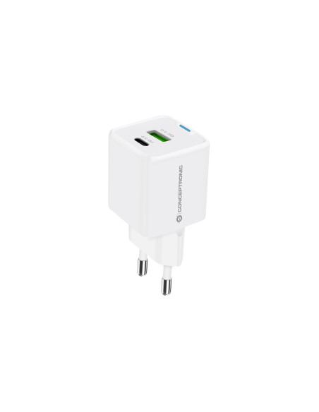 Conceptronic ALTHEA16W cargador de dispositivo móvil Universal Blanco Corriente alterna Carga rápida Interior