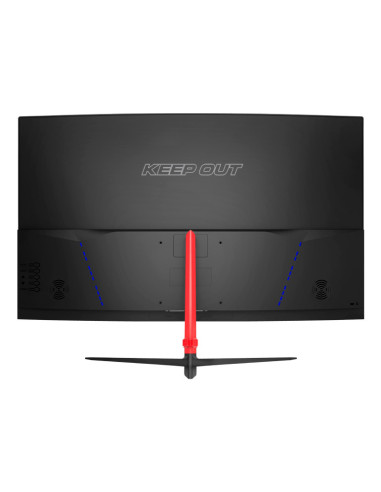 KeepOut XGM27PRO+V3 pantalla para PC 68,6 cm (27") 1920 x 1080 Pixeles Full HD Negro, Rojo