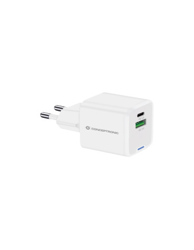 Conceptronic ALTHEA15W cargador de dispositivo móvil Universal Blanco Corriente alterna Carga rápida Interior