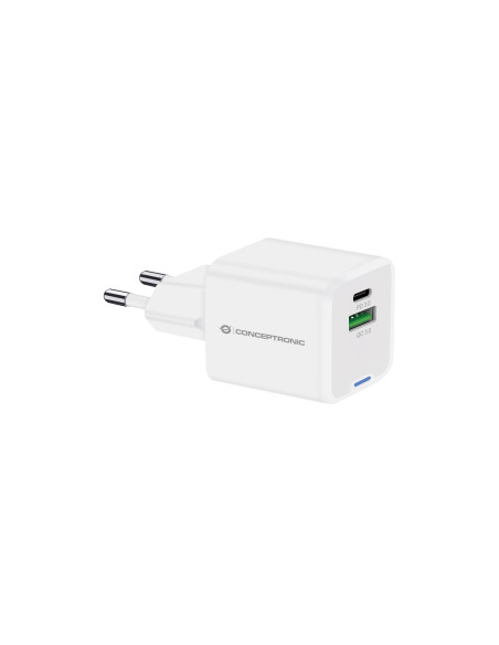 Conceptronic ALTHEA15W cargador de dispositivo móvil Universal Blanco Corriente alterna Carga rápida Interior