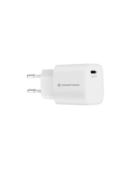 Conceptronic ALTHEA14W cargador de dispositivo móvil Universal Blanco Corriente alterna Carga rápida Interior