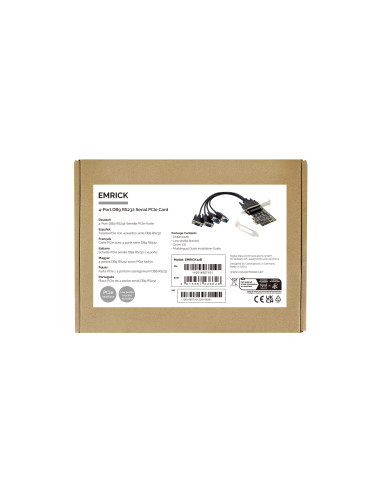 Conceptronic EMRICK12B tarjeta y adaptador de interfaz Interno RS-232