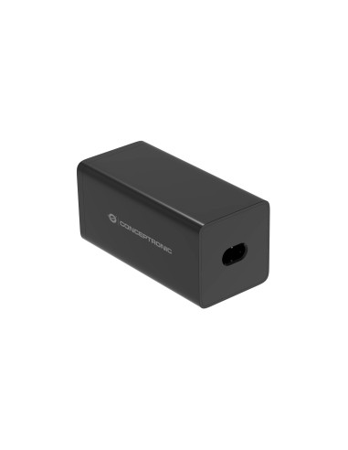 Conceptronic OZUL06BE cargador de dispositivo móvil Universal Negro Corriente alterna Carga rápida Interior