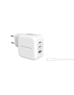Conceptronic ALTHEA17W cargador de dispositivo móvil Universal Blanco Corriente alterna Carga rápida Interior