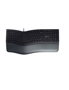 CHERRY KC 4500 ERGO teclado Universal USB QWERTY Inglés de EE. UU. Negro