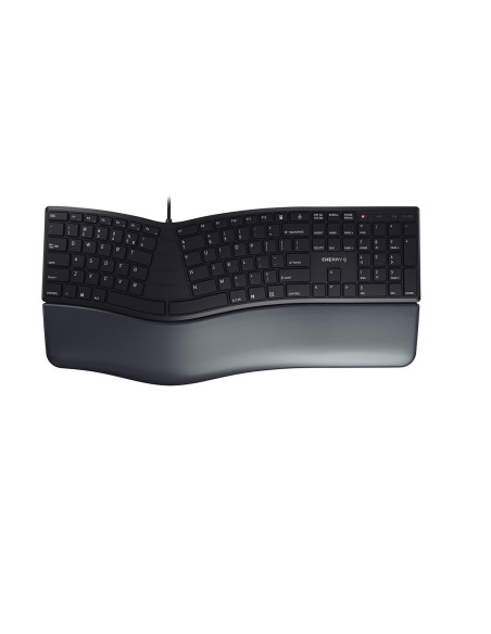CHERRY KC 4500 ERGO teclado Universal USB QWERTY Inglés de EE. UU. Negro
