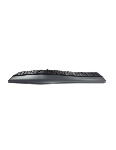 CHERRY KC 4500 ERGO teclado Universal USB QWERTY Inglés de EE. UU. Negro