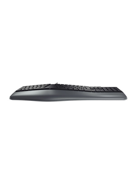 CHERRY KC 4500 ERGO teclado Universal USB QWERTY Inglés de EE. UU. Negro