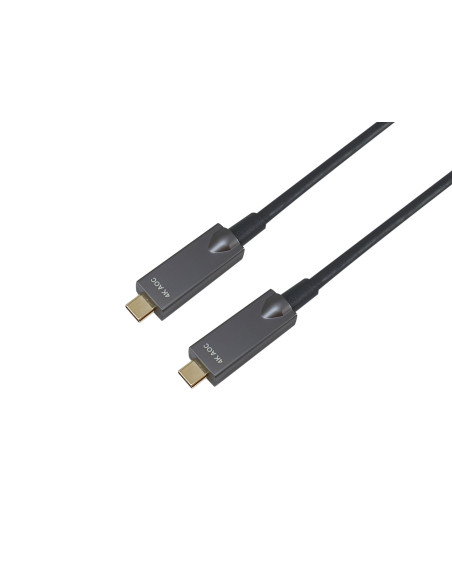Equip 119462 Cable óptico activo USB-C a C, M M, 10m, PD 60W, 4K 60Hz, 10Gbps, Vídeo+Datos+PD
