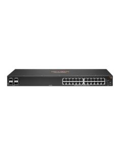 HPE Aruba Networking 6100 24G 4SFP+ Gestionado L3 Gigabit Ethernet (10/100/1000) 1U Negro