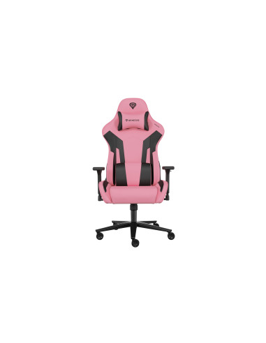 GENESIS Nitro 720 Silla para videojuegos de PC Asiento inflable Negro, Rosa