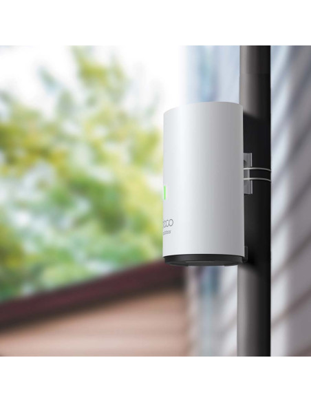 TP-Link Deco X50-Outdoor Doble banda (2,4 GHz   5 GHz) Wi-Fi 6 (802.11ax) Blanco 1 Interno