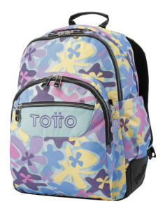 Totto Rayol mochila Mochila escolar Multicolor Poliéster, Caucho 2