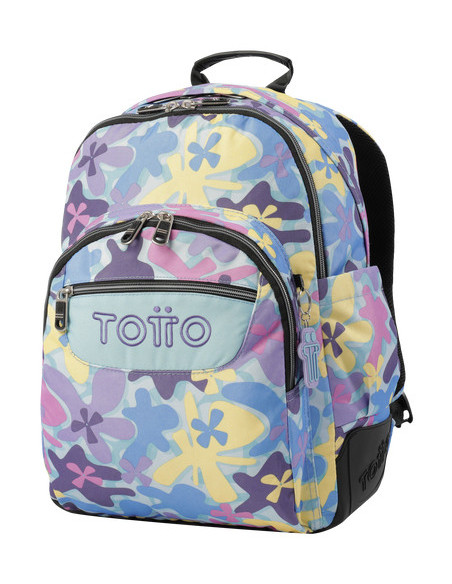 Totto Rayol mochila Mochila escolar Multicolor Poliéster, Caucho