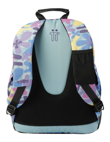 Totto Rayol mochila Mochila escolar Multicolor Poliéster, Caucho