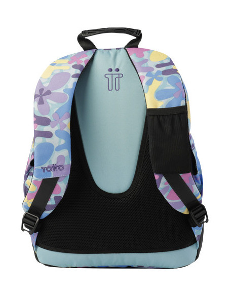 Totto Rayol mochila Mochila escolar Multicolor Poliéster, Caucho