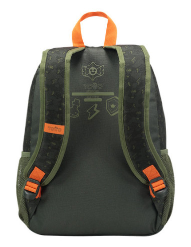 Totto Brawlmaster M mochila Mochila escolar Multicolor Poliéster, Cloruro de polivinilo (PVC)