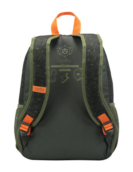 Totto Brawlmaster M mochila Mochila escolar Multicolor Poliéster, Cloruro de polivinilo (PVC)
