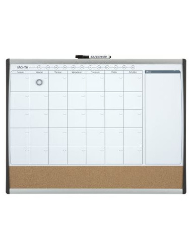 Rexel Combo organizador mensual + tablero corcho (585 x 430 mm)