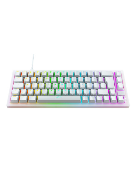 CHERRY XTRFY K5 COMPACT RGB teclado Juego USB QWERTY Español Negro, Blanco