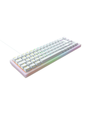 CHERRY XTRFY K5 COMPACT RGB teclado Juego USB QWERTY Español Negro, Blanco