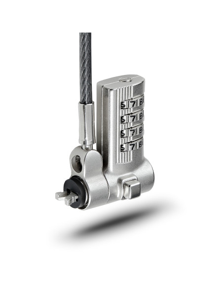 StarTech.com Cable de 2m Universal de Seguridad para Portátiles - Cable con Candado para Portátiles Compatible con Noble