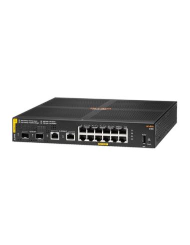 HPE Aruba Networking 6100 12G Class4 PoE 2G/2SFP+ 139W Gestionado L3 Gigabit Ethernet (10/100/1000) Energía sobre Ethernet (PoE)