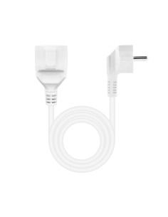 Nanocable Cable de Alimentación Alargador, Blanco, 5 m 2