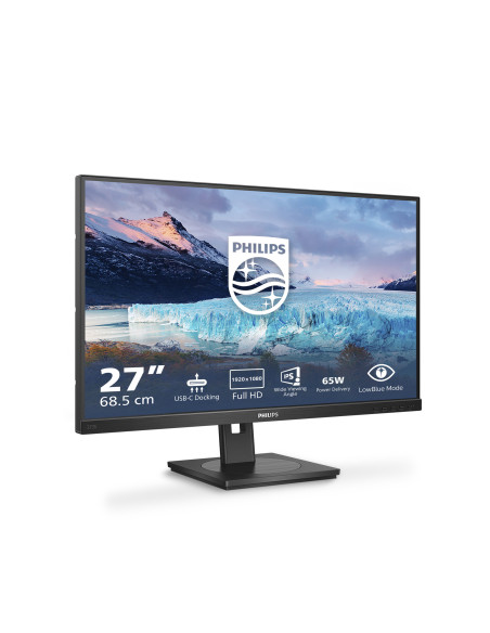 Philips S Line 273S1 00 pantalla para PC 68,6 cm (27") 1920 x 1080 Pixeles Full HD LCD Negro