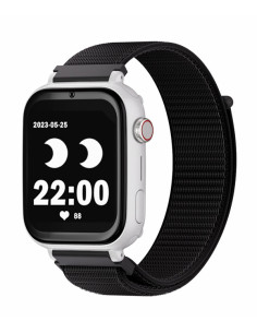 SaveFamily Save Family PLUS SmartWatch con GPS y llamada Blanco Correa Tela Negra NO INCLUYE SIM