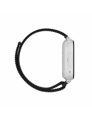 SaveFamily Save Family PLUS SmartWatch con GPS y llamada Blanco Correa Tela Negra NO INCLUYE SIM