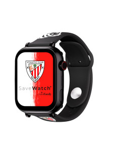 SaveFamily Save Family PLUS SmartWatch Ed. Athletic Club Bilbao con GPS y llamada Negro Correa Silicona Negra NO INCLUYE SIM