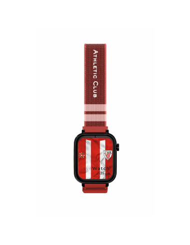 SaveFamily Save Family PLUS SmartWatch Ed. Athletic Club Bilbao con GPS y llamada Negro Correa Tela Roja NO INCLUYE SIM
